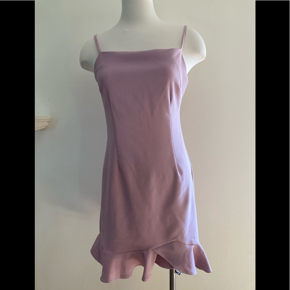 NWT Fab’rik bottom ruffled cocktail dress.L